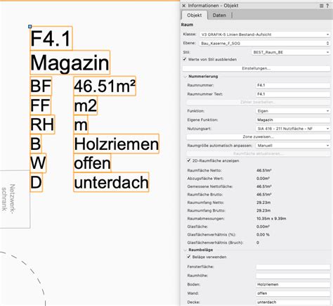 Raumstempel Informationen In Tabelle Vectorworks Vectorworks Forum