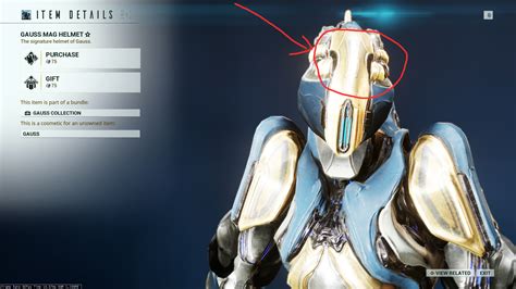 Gauss Mag Helmet weird asymetry - Art, Animation, & UI - Warframe Forums