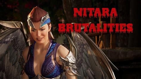 Nitara Brutalities Tutorial Mortal Kombat Youtube