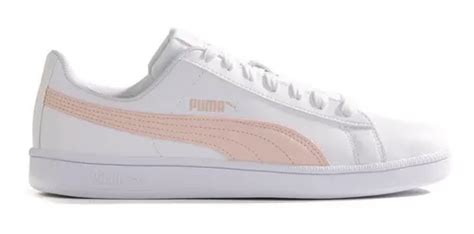 Tenis Puma Up Baseline Blanco Rosa Mujer Env O Gratis