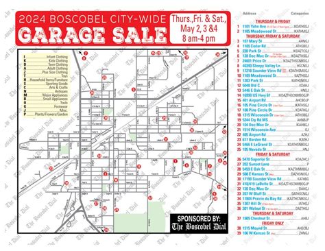 Boscobel Area Garage Sales - SWNews4U