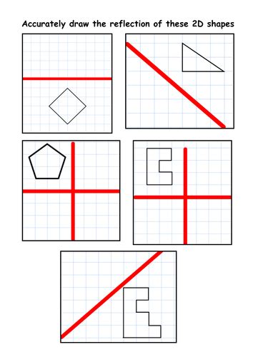 Reflections of 2D Shapes | Teaching Resources