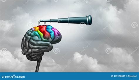 Brain Research Concept stock illustration. Illustration of brain ...