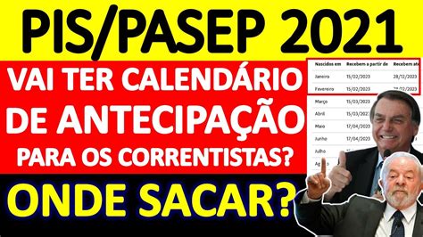 CALENDÁRIO PIS PASEP 2021 SERÁ ANTECIPADO PARA QUEM É CORRENTISTA