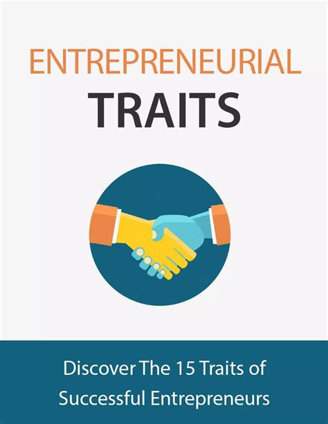 Entrepreneurial traits | PDF