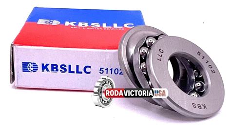 KBS 51102 AXIAL THRUST BALL BEARING 15x28x9mm Rodavictoria USA