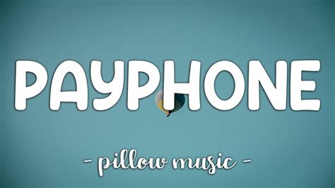 Payphone Maroon 5 Feat Wiz Khalifa Lyrics 🎵 Youtube Music