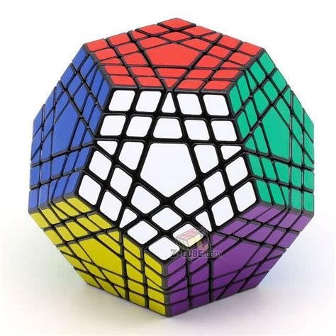 Casse Tete Megaminx X Black Cube Magique Sengso Qiyi Megamin X X