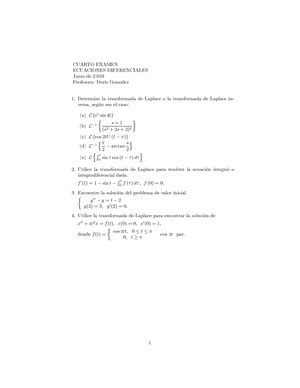 Ex Ed Notas Acad Micas De Ecuaciones Diferenciales Facultad De