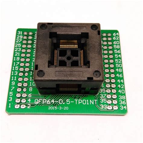 Qfp Tqfp Lqfp Open Top Structure Burn In Socket Programming