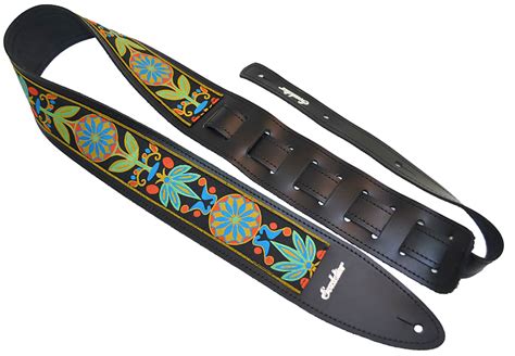 Souldier Guitar Strap Soldier Daisy Blue Black Torpedo Reverb