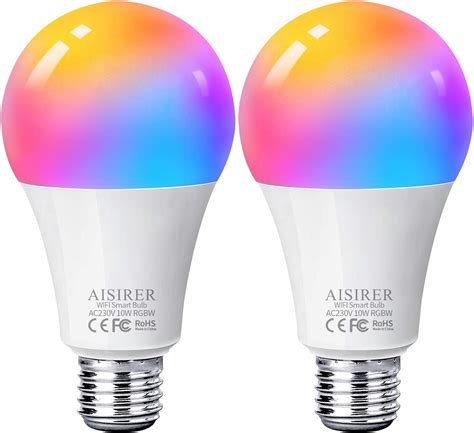 Ampoule Intelligente Wifi Led Smart Bulb E Aisirer Rgb Ampoule