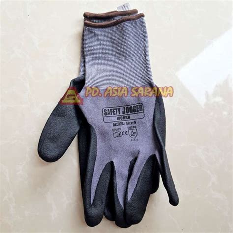 Jual Sarung Tangan Kerja Safety KRISBOW Gloves Nylon Nitrile Di