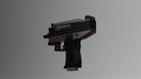 3D model UZI gun VR / AR / low-poly | CGTrader