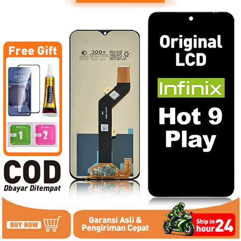 Jual Lcd Infinix Hot Play Touchscreen Fullset Asli Crown Murah Ori Compatible For Glass Touch