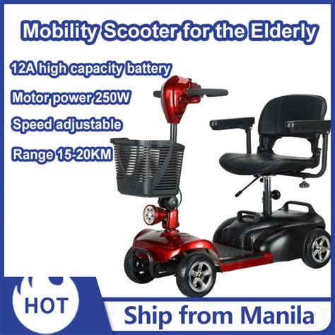 Mobility Scooter For The Elderly Four Wheeled Electric Disabled Home