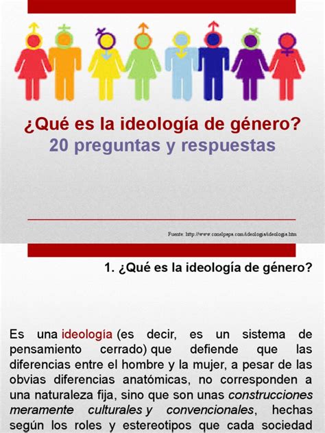 Ideología De Genero Estudios De Género Mujer