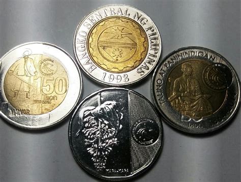 Different Ten Peso Coins Hobbies Toys Memorabilia Collectibles