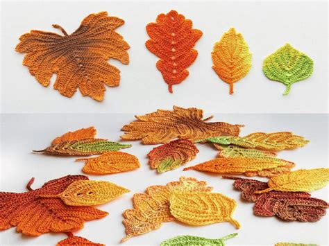 38 Crochet Leaf Patterns And Vine Patterns Crochet News