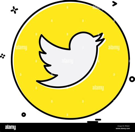 Twitter icon design vector Stock Vector Image & Art - Alamy