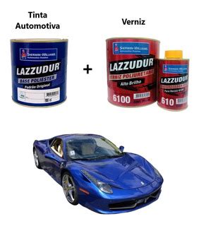 Tinta Automotiva Azul Perolizado Ferrari MercadoLivre