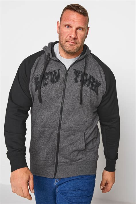 Kam Grey New York Zip Through Hoodie Badrhino