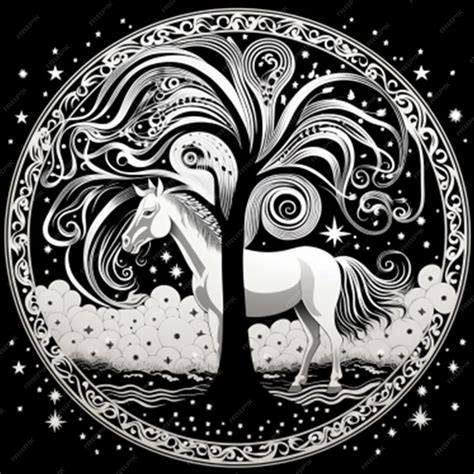 Premium AI Image | magical and mythical unicorn creature