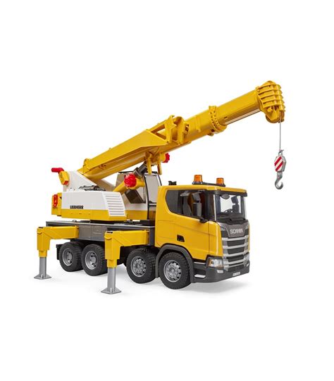 Gr A Telesc Pica Liebherr Scania Super R Bruder Juguetes