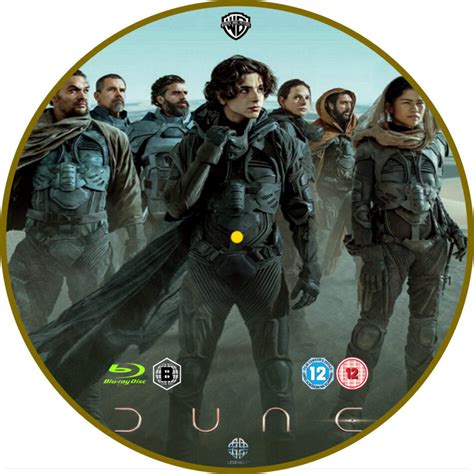 Dune (2021) RB Custom Blu-ray Label - DVDcover.Com