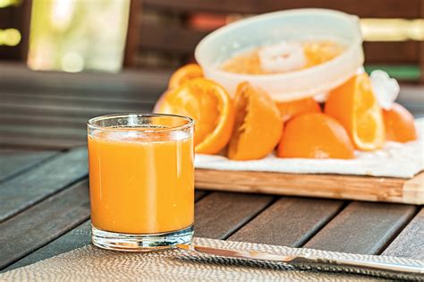 Orange Juice for Breakfast Royalty-Free Stock Photo