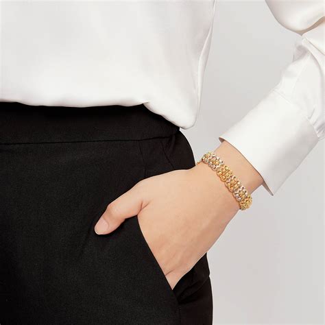 Annistyn Yellow and White Gold Bracelet 916 Gold SGB AW 2751121(A)