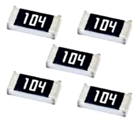 Kit 500 Resistor 1206 100k 1/4w 5% Smd (104) | Parcelamento sem juros