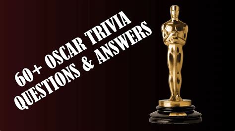 70+ Oscar Trivia Questions And Answers