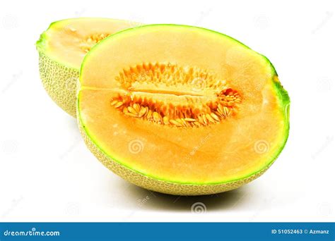 Cantaloupe Rock Melon Muskmelon Spanspek Stock Photography