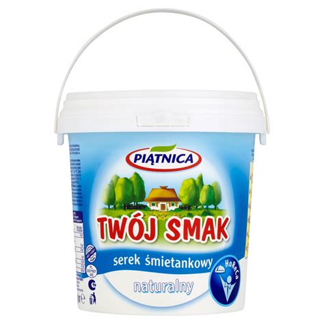 Piątnica Twój Smak Serek śmietankowy naturalny 1kg 13298981945 Allegro pl