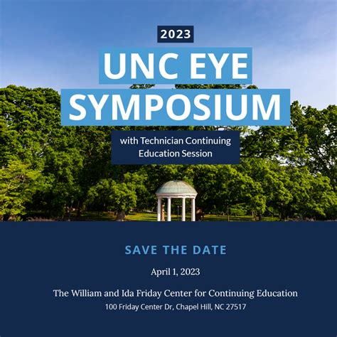 Unc Eye Symposium Is Saturday April St At The Friday Center