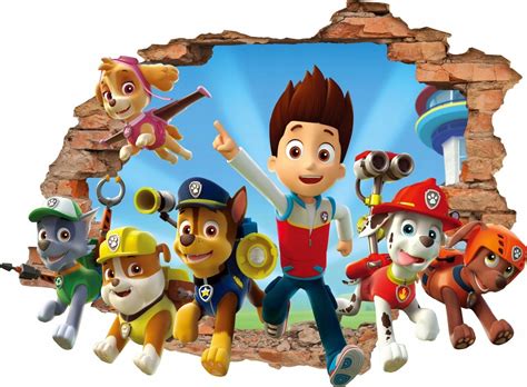 Naklejki Na Cian Dziura Psi Paw Patrol Allegro Pl