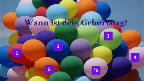 Wann Ist Dein Geburtstag Eine Erkundung Der Bedeutung Und Des