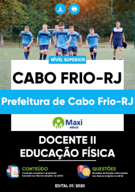 Apostila Digital Em PDF Da Prefeitura De Cabo Frio RJ Docente II