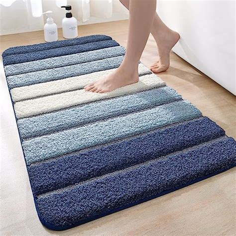 Dexi Tapis De Bain Antiderapant Extra Doux Tapis Salle Bain Lavable En