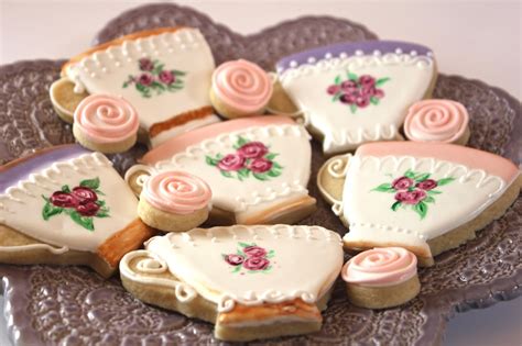 Sugar Bea's Blog: Tea Cup Cookies {for a tea party}