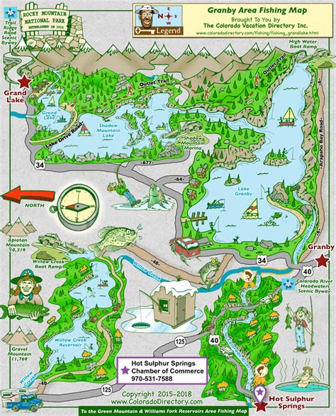 Map Of Grand Lake Colorado | Hiking In Map