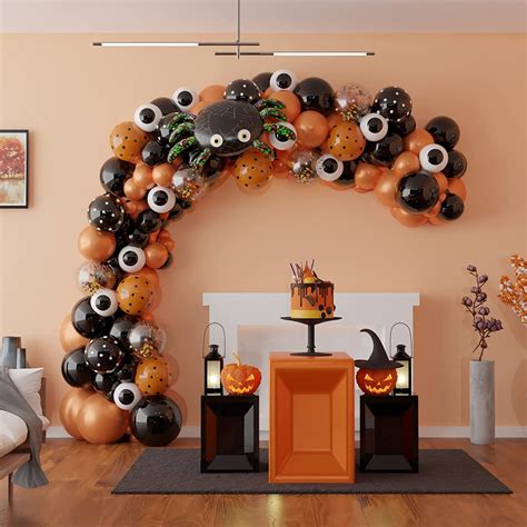 Halloween Balloon Arch Kit Pcs Halloween Balloon Etsy