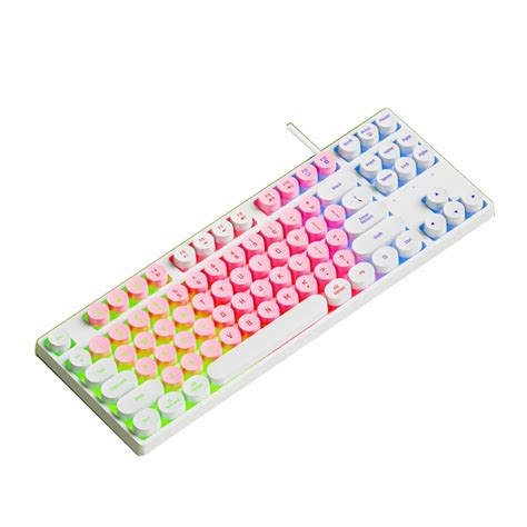 Replacement Keyboards Dark Alien DK Keys Hot Plug In Glowing Game Wired Mechanical