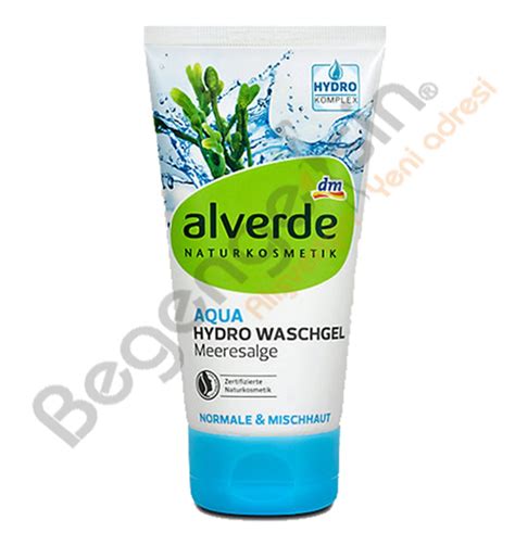 alverde aqua hidro yıkama jeli yosun Aqua Hydro Waschgel Meeresalge