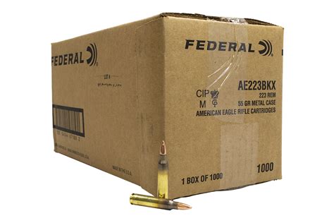 Federal Rem Gr Fmj Bt American Eagle Loose Round Case