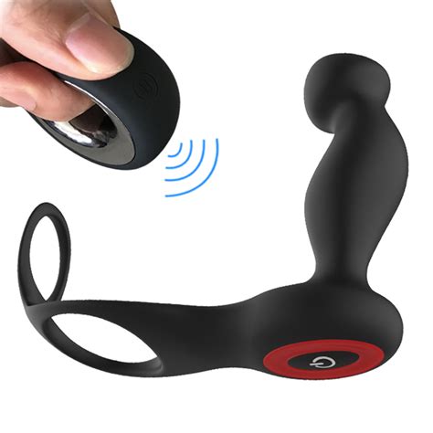 Wireless Remote Control Prostate Vibrating Ring For Male Sex Toy Delay Ejaculation Vibrator