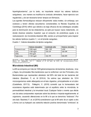 Los Prebi Ticos Pueden Ser Un Coadyuvante En La Dislipidemia Pdf