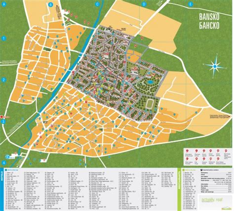 Bansko Tourist Map - Bansko Bulgaria • mappery