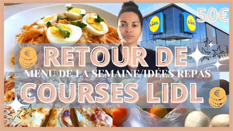 Retour De Courses Lidl Petit Budget Youtube